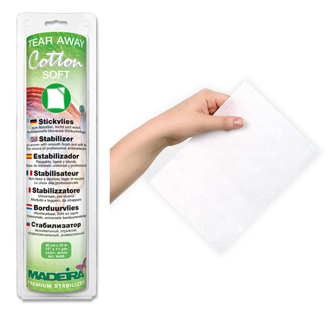 Madeira Cotton Soft Stickvlies Abbildung