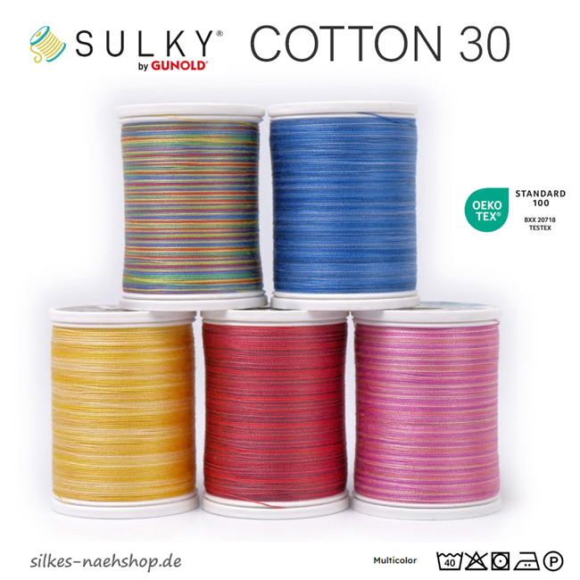 Sulky Cotton 30 Multicolorgarn aus Baumwolle