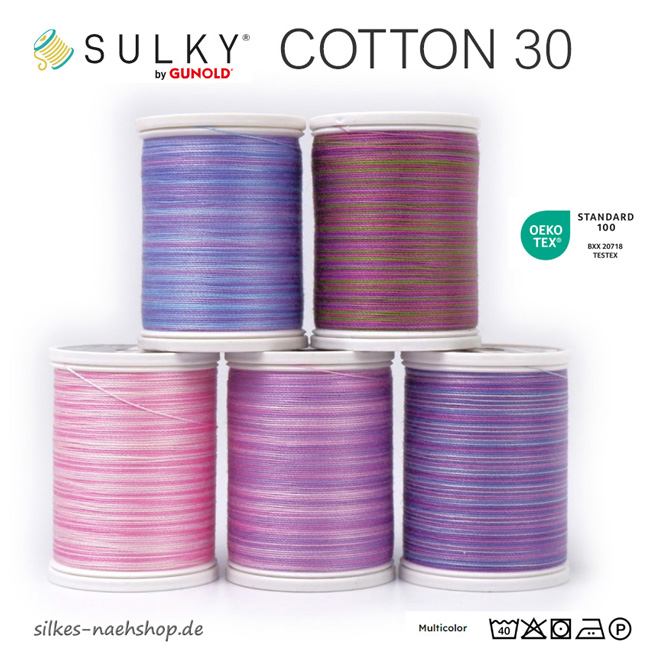 Sulky Cotton 30 Multicolorgarn aus Baumwolle