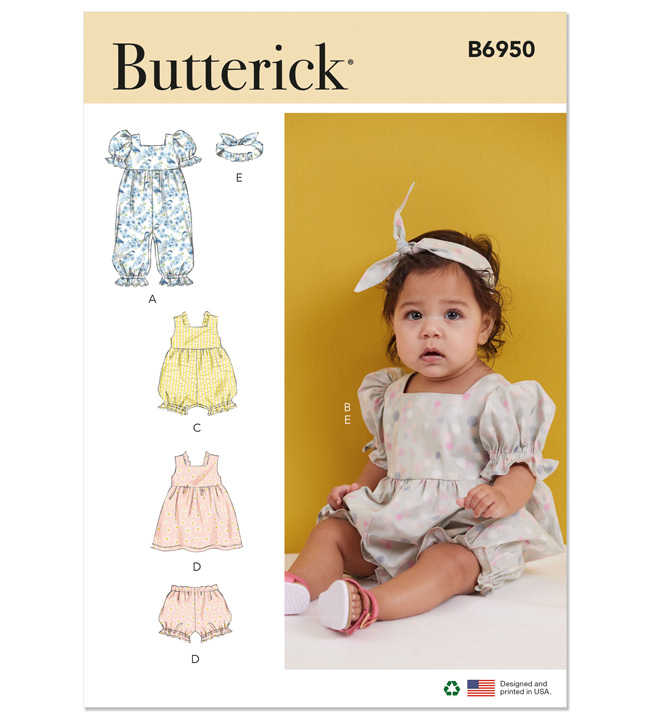 Butterick Schnittmuster Baby