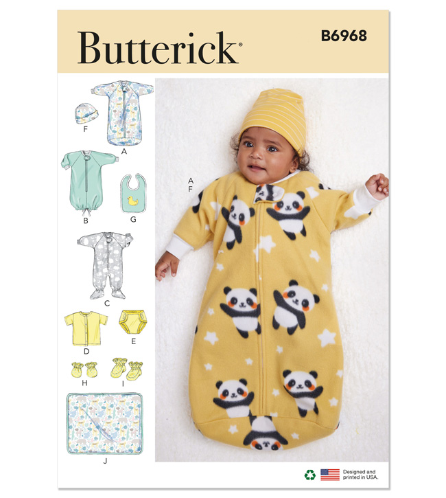 Butterick Schnittmuster Baby 