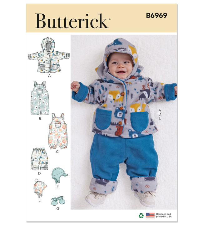 Butterick Schnittmuster Baby 