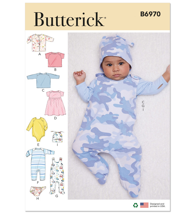 Butterick Schnittmuster Baby 