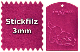 Stickfilz 3mm