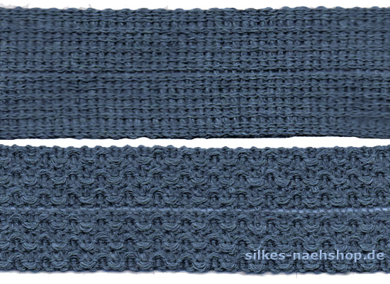 Einfassband Tresse Jeansblau