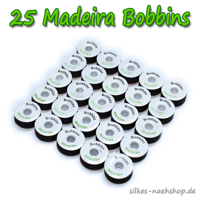 Madeira Bobbins schwarz 