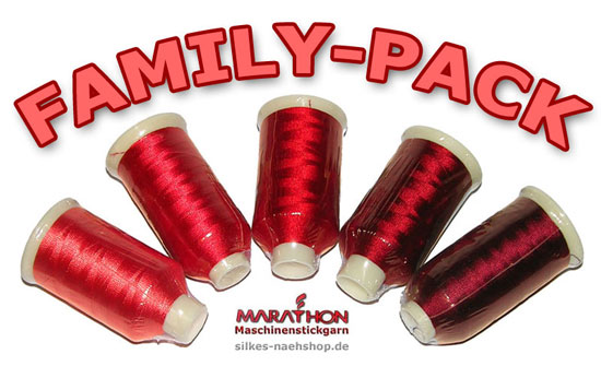 Marathon Maschinenstickgarn-Set Family-Pack