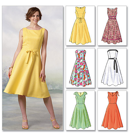 B4443 Butterick Schnittmuster Kleid