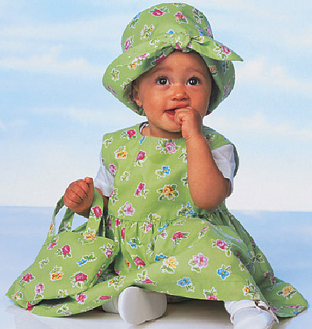 B5624 Butterick Schnittmuster Babykombination