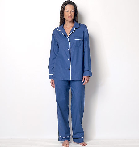 B6296 Butterick Schnittmuster Pyjama Shorty