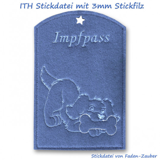 Stickfilz Probier-Set 3mm blau