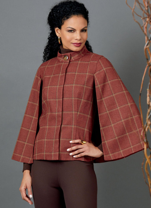 B6603 Butterick Schnittmuster Ponchojacke