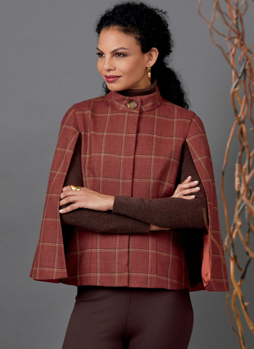 B6603 Butterick Schnittmuster Ponchojacke