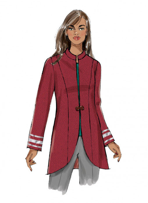 B6602 Butterick Schnittmuster Blazer Jacke