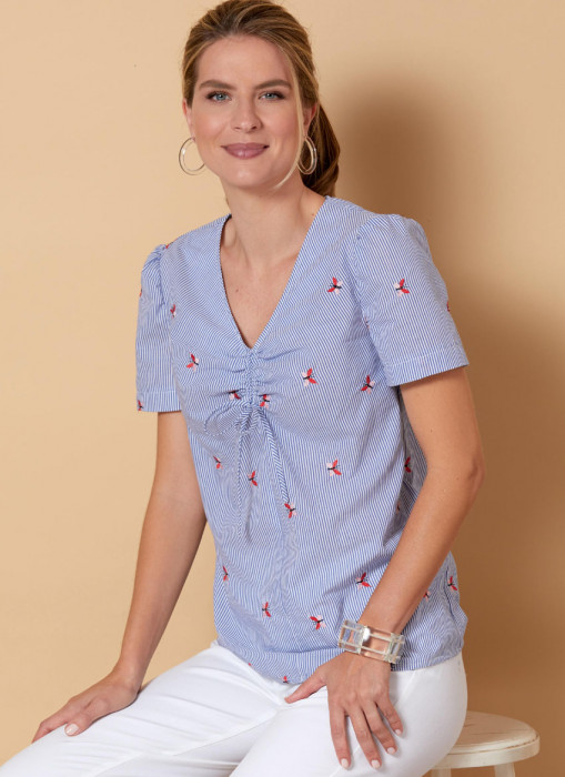 B6662 Butterick Schnittmuster Blusenshirts