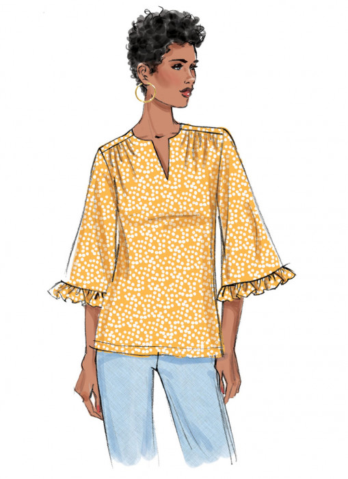 B6688 Butterick Schnittmuster Blusenshirt