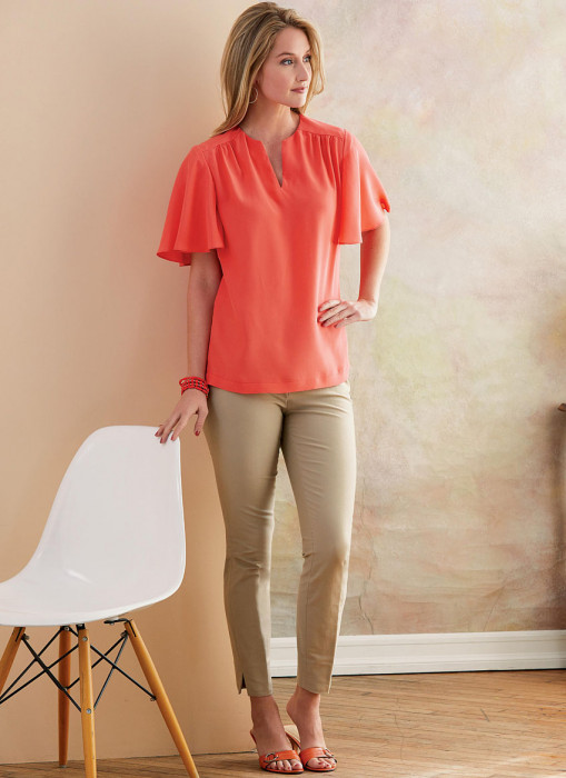 B6688 Butterick Schnittmuster Blusenshirt