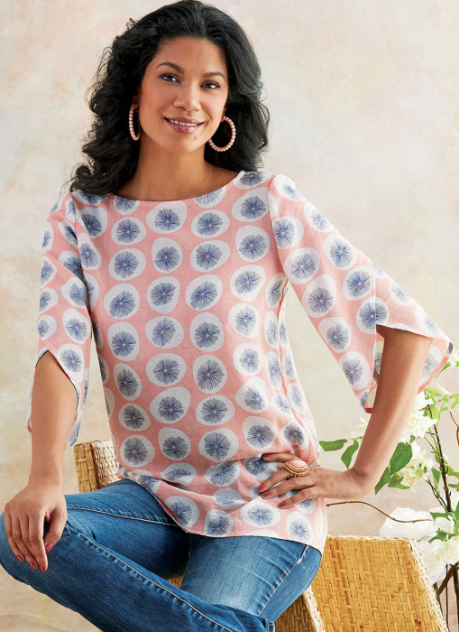 B6687 Butterick Schnittmuster Blusenshirt