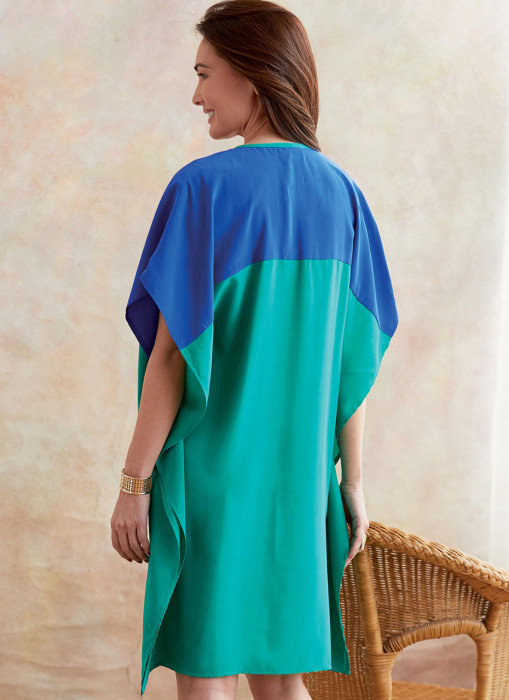 B6683 Butterick Schnittmuster Tunika Kaftan Kleid