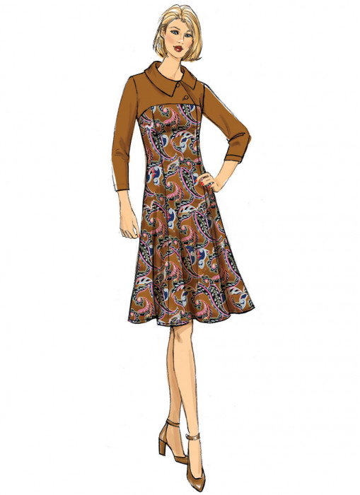 B6707 Butterick Schnittmuster Kleid