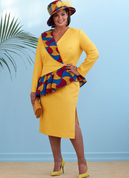 B6739 Butterick Schnittmuster Hosenanzug Kostüm