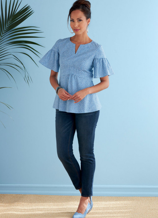 B6732 Butterick Schnittmuster Blusenshirt