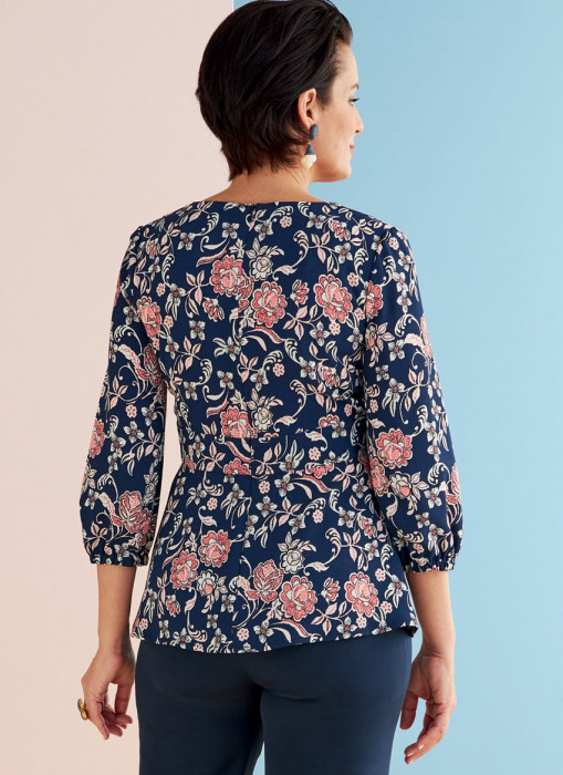 B6732 Butterick Schnittmuster Blusenshirt