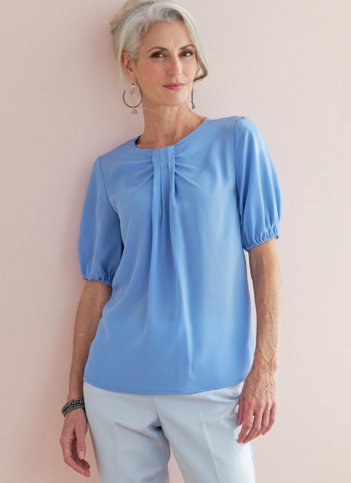 B6730 Butterick Schnittmuster Blusenshirt Top