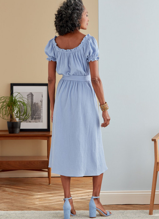 B6757 Butterick Schnittmuster Kleider