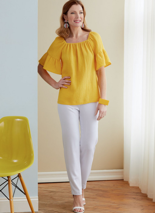 B6766 Butterick Schnittmuster Blusenshirts