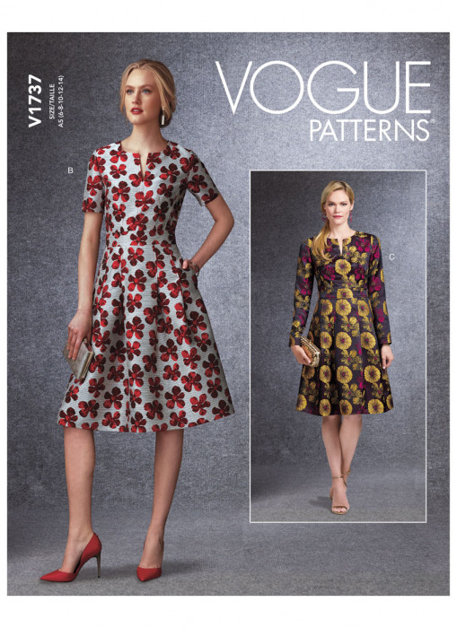 V1737 VOGUE Schnittmuster Kleid