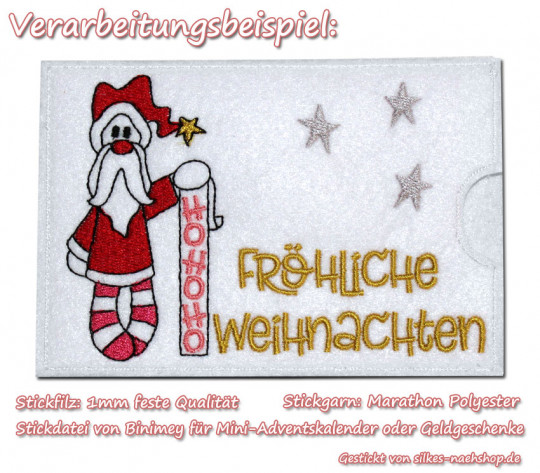 Stickfilz-Set Weihnachten