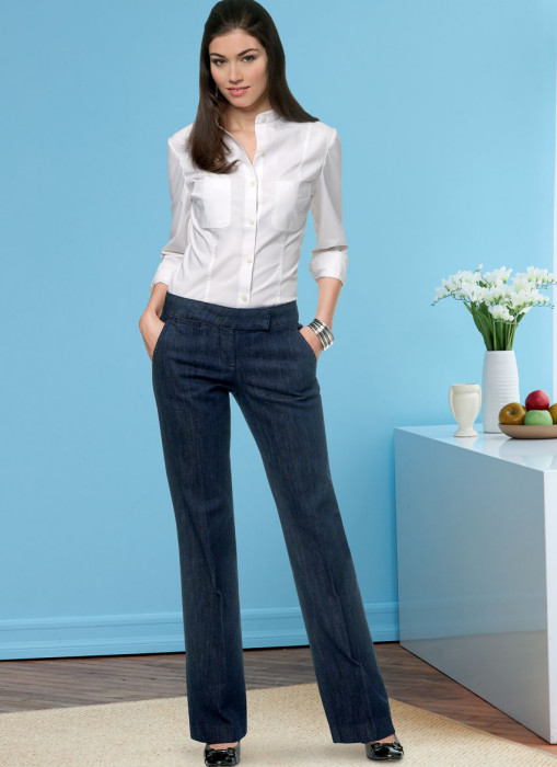 B6800 Butterick Schnittmuster Jeanshosen