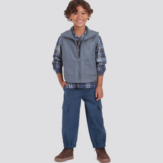 9201 Simplicity Schnittmuster Jungen Kombination