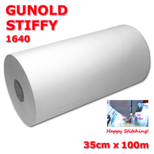 Stickvlies abreißbar Gunold STIFFY 1640 weiß 100mx35cm