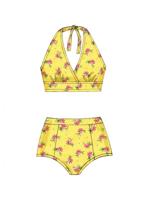 M7168 McCalls Schnittmuster Bikinis