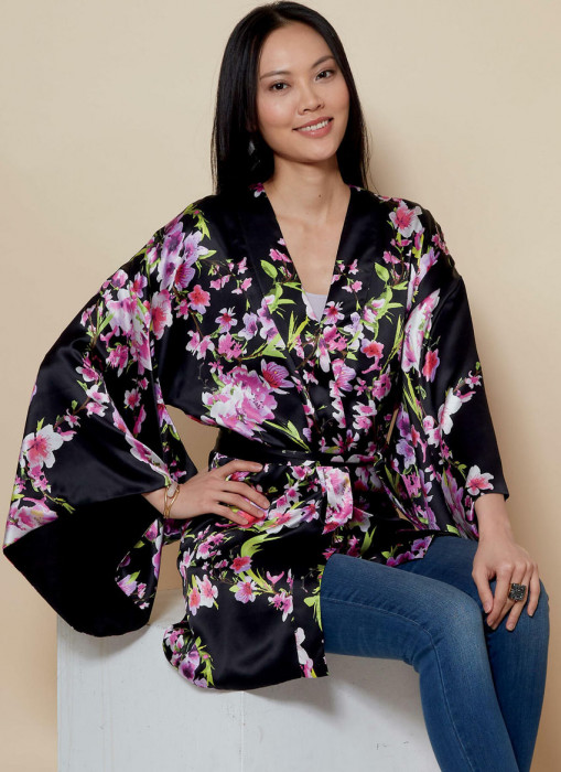 M7790 McCalls Schnittmuster Designerjacke Kimono