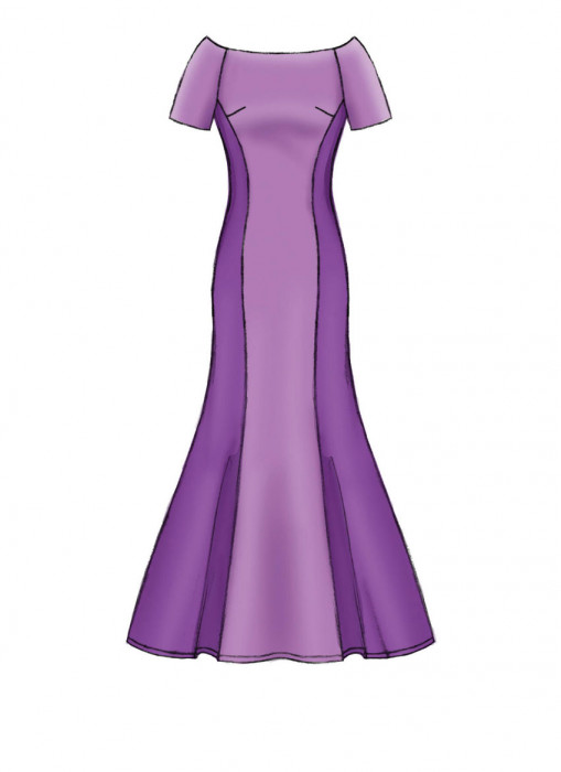 M7865 McCalls Schnittmuster Abendkleid