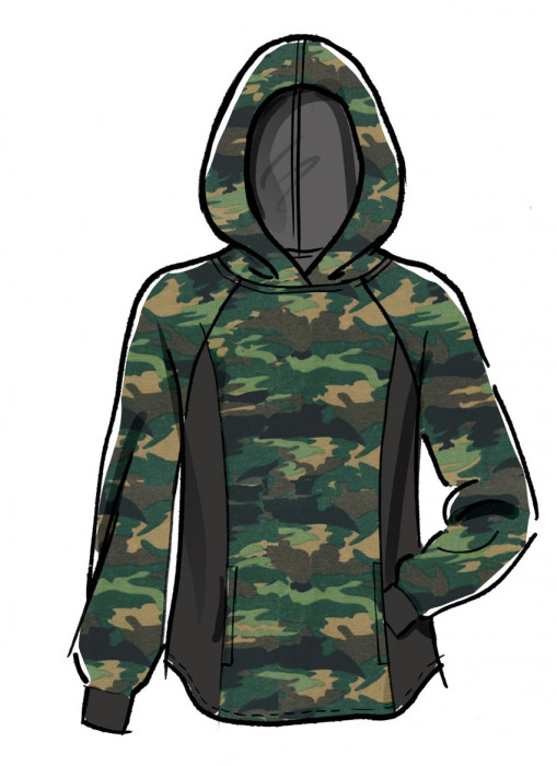 M8054 McCalls Schnittmuster Pullover Hoodie für Sie & Ihn