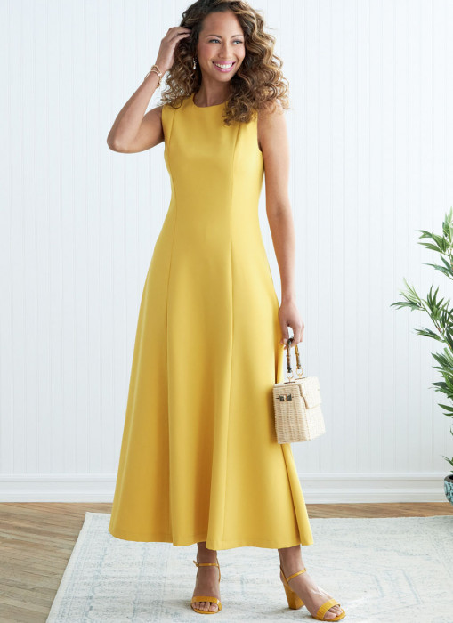 B6850 Butterick Schnittmuster Designer-Kleid