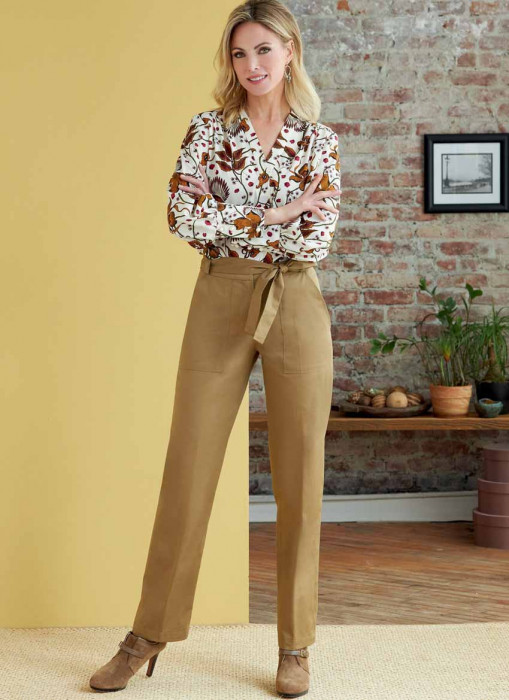 B6855 Butterick Schnittmuster Blusenshirt