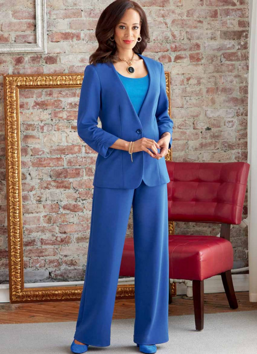 B6860 Butterick Schnittmuster Blazer Rock Hose