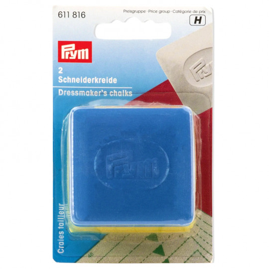 prym Schneiderkreide Doppelpack gelb/blau