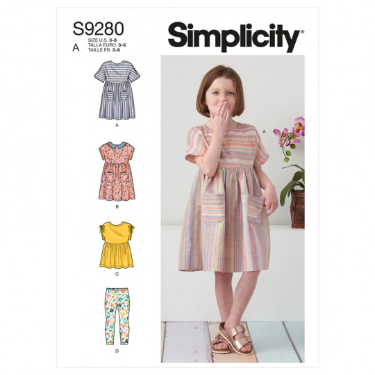 9280 Simplicity Schnittmuster Kinder Kombination