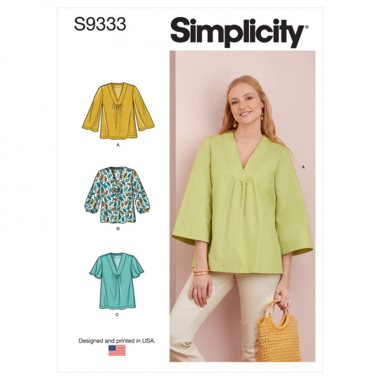 9333 Simplicity Schnittmuster Blusenshirt EASY!