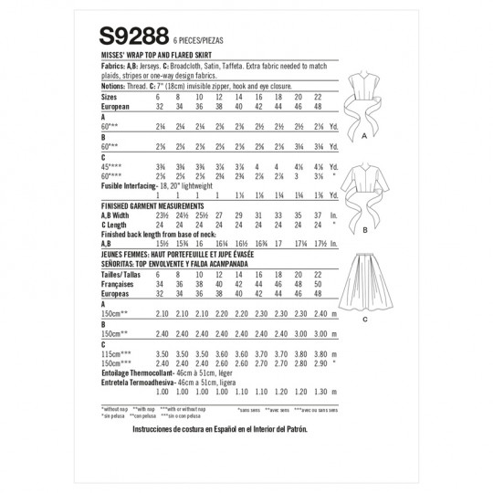 9288 Simplicity Schnittmuster 2tlg. Retrokleid