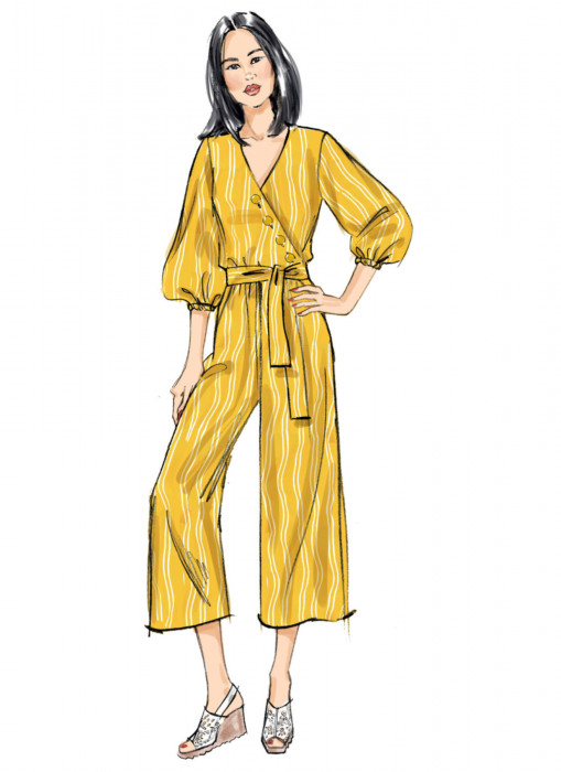 B6881 Butterick Schnittmuster Overall Jumpsuit