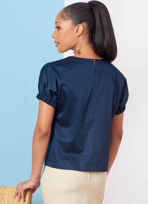 B6875 Butterick Schnittmuster Blusenshirt