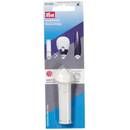 prym ergonomics Kreidepatrone weiß Refill