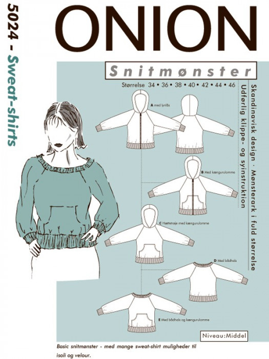 5024 ONION Schnittmuster SHIRT 34-46